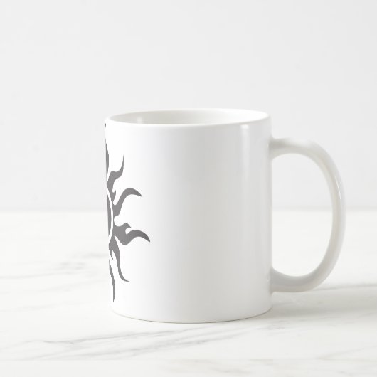 Black Tribal Sun Koffiemok (Rechts)