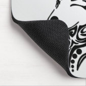 Black Tribal Wolf Muismat (Hoek)