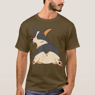 Black Tricolor Corgi Cute Corgi Design T-shirt