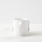 Black Trinity Knot Celtic Cat Espresso Mok (Achterkant)