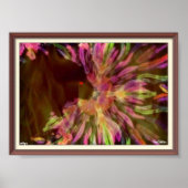 Black Trippy Cat Poster (Voorkant)