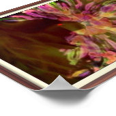 Black Trippy Cat Poster (Hoek)