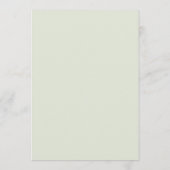 Black | Tropical Fantasy Boho Floral Wedding Menu (Achterkant)