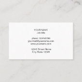 Black Truck Logo Business Card-sjabloon Visitekaartje (Achterkant)