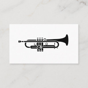 Black Trumpet Logo Visitekaartjes