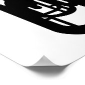 Black Tuba-instrument Poster (Hoek)