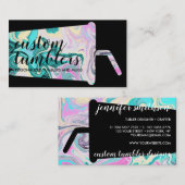 Black Tumbler-reismodewerker Visitekaartje (Voorkant / Achterkant)