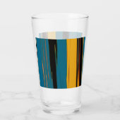 Black Turquoise en Oranje Go! Glas (Achterkant)