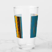 Black Turquoise en Oranje Go! Glas (Links)