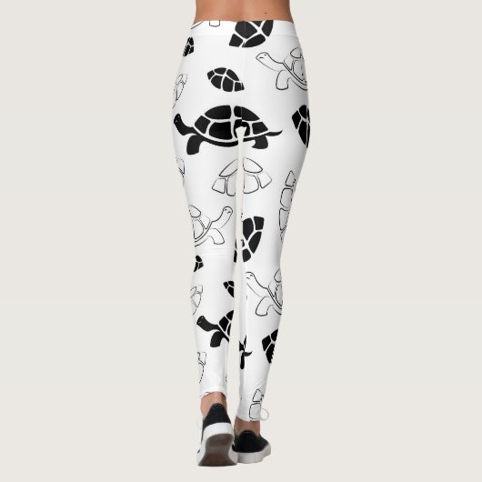 Black Turtle Leggings (Achterkant)