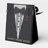 Black Tuxedo | Cadeaubox Bedankdoosjes (Achterkant)