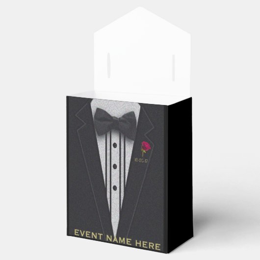 Black Tuxedo | Cadeaubox Bedankdoosjes (Geopend)