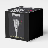 Black Tuxedo | Cadeaubox Bedankdoosjes (Voorkant Zijde)