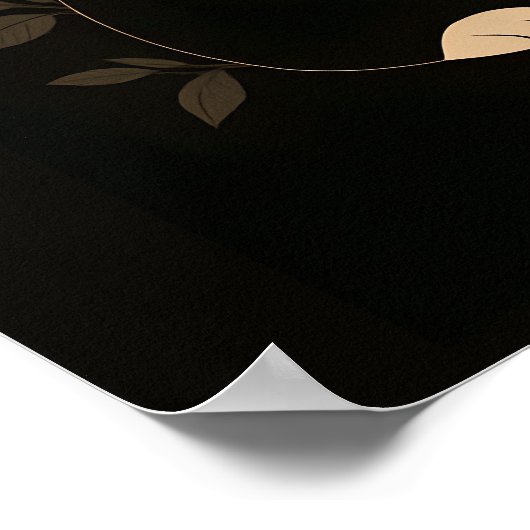 Black Tuxedo Cat Introvert Society Poster (Hoek)