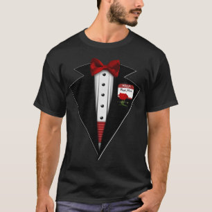 Black Tuxedo Formal Fun T-shirt
