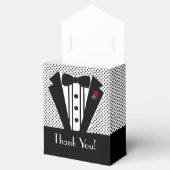 Black Tuxedo- Gast Favor Bedankt Bedankdoosjes (Geopend)