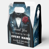 Black Tuxedo Hartelijk dank | Cadeaudoos Bedankdoosjes (Geopend)