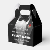 Black Tuxedo Hartelijk dank | Cadeaudoos Bedankdoosjes (Achterkant)