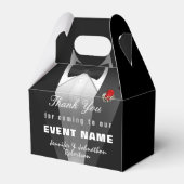 Black Tuxedo Hartelijk dank | Cadeaudoos Bedankdoosjes (Voorkant Zijde)
