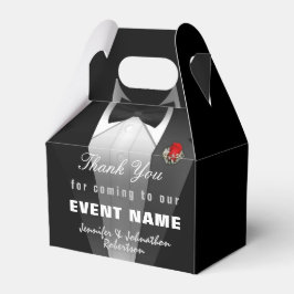 Black Tuxedo Hartelijk dank | Cadeaudoos Bedankdoosjes