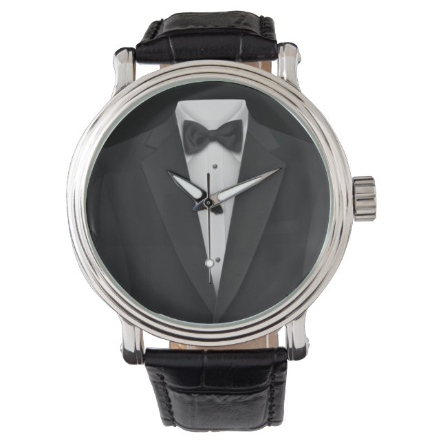 Black Tuxedo Horloge (Voorkant)