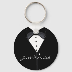 Black Tuxedo net getrouwd Sleutelhanger