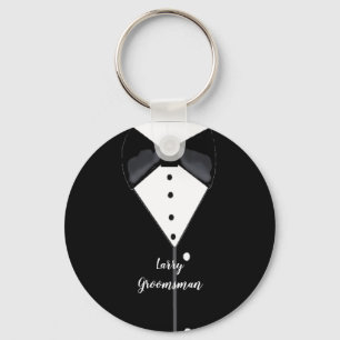 Black Tuxedo Specialized Groomsman Sleutelhanger