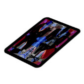 Black Tuxedos Magnet Magneet (Linkerzijde)