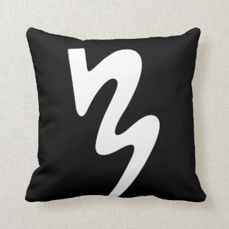 Black Two Sided Logo Pillow: Batavia Marching Band Kussen