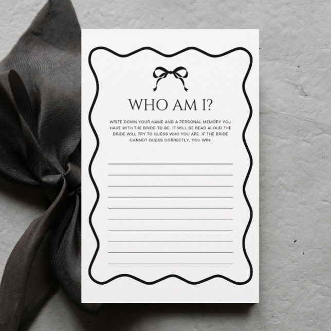 Black Tying the Knot Vrijgezellenfeest Raad wie sp (Creator heeft geüpload)