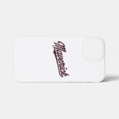 Black Typography Maverick iPhone Hoesje (Achterkant horizontaal)