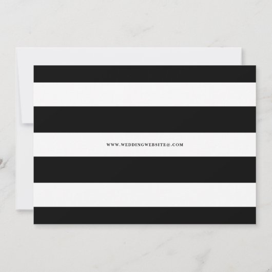 Black Typography Three Photo Collage Save The Date (Achterkant)