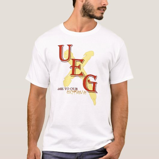 Black UEG Game to our Extreme T-shirt (Voorkant)