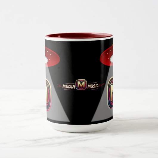 Black UFO Coffee Mug Mok (Midden)