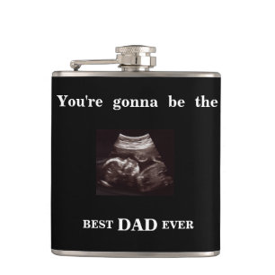 Black Ultrasound Je gaat de Beste Pap worden Heupfles