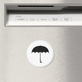 Black Umbrella Magneet (Insitu (Vaatwasser))