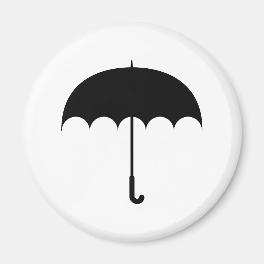 Black Umbrella Magneet (Voorkant)