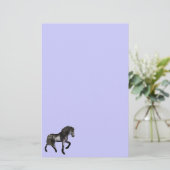 Black Unciorn Stationery Briefpapier (Staand voorkant)