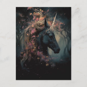 Black Unicorn Briefkaart