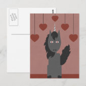 Black Unicorn Briefkaart (Voorkant / Achterkant)