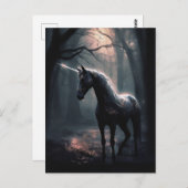 Black Unicorn Briefkaart (Voorkant / Achterkant)