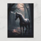 Black Unicorn Briefkaart (Voorkant)