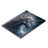 Black Unicorn Fantasy Art Notitieboek (Linkerzijde)
