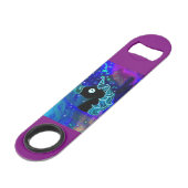 Black unicorn Nebula Speed Flessenopener (Voorkant Gekanteld)