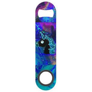 Black unicorn Nebula Speed Flessenopener