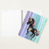 Black Unicorn Paars roze tail Planner (Display)