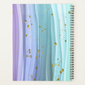 Black Unicorn Paars roze tail Planner (Achterkant)