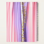 Black Unicorn Pink Ears Planner (Achterkant)