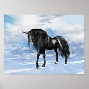 Black Unicorn Poster