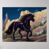 Black Unicorn Poster (Voorkant)